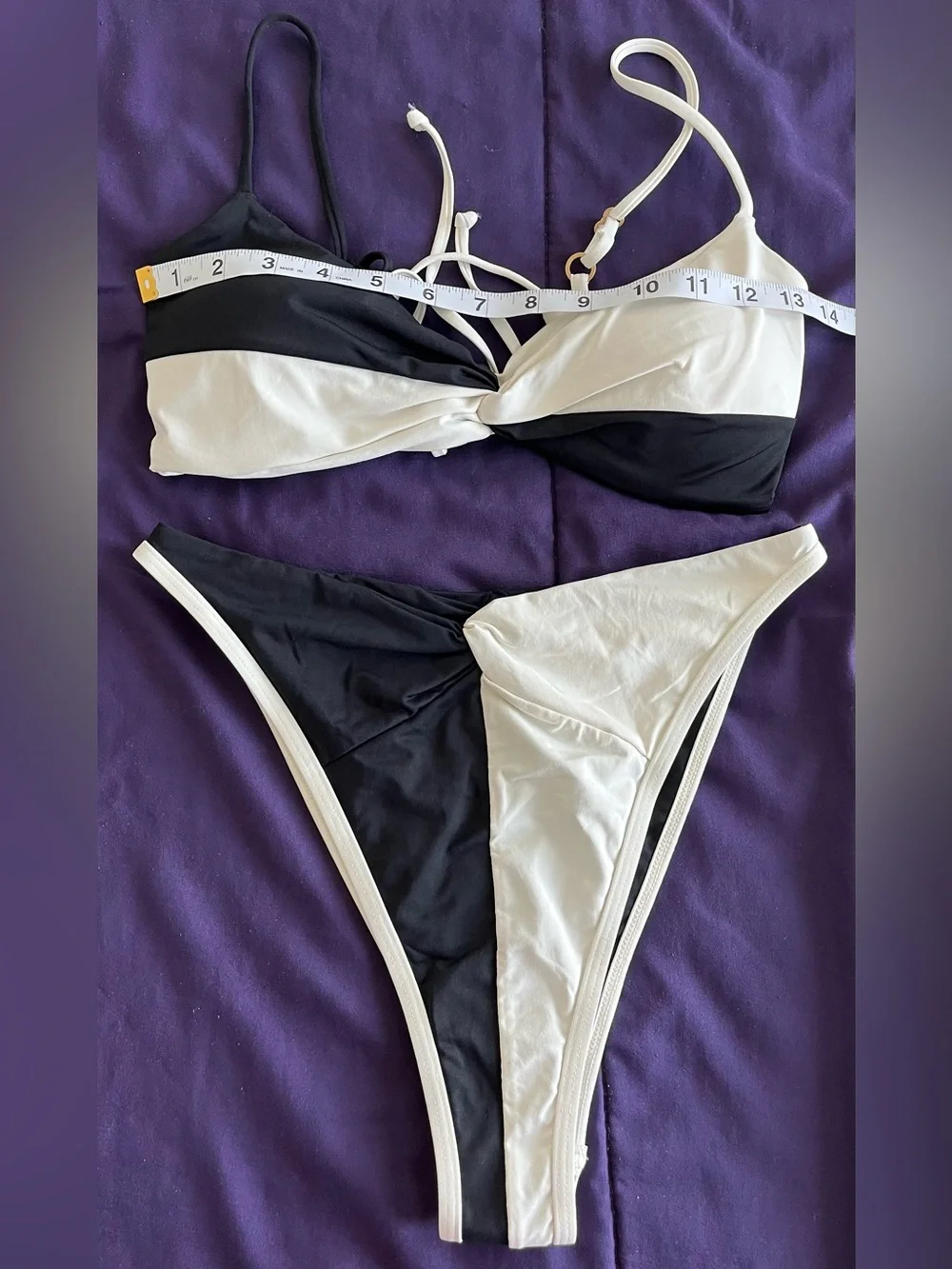 L*Space Bikini Set Ringo Top & Jada Bitsy Twist Front Bottoms Medium/Large Swim